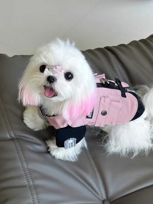 Embrace the Japanese Workwear Style with BITEONE's Pet Outfit for Dogs and Cats