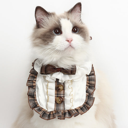 Collar Couture: The 'Gentleman's Gable' Pet Collar for Your Posh Pooch!