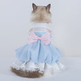 Load image into Gallery viewer, Cat and Dog Summer Macaron Strap Skirt
