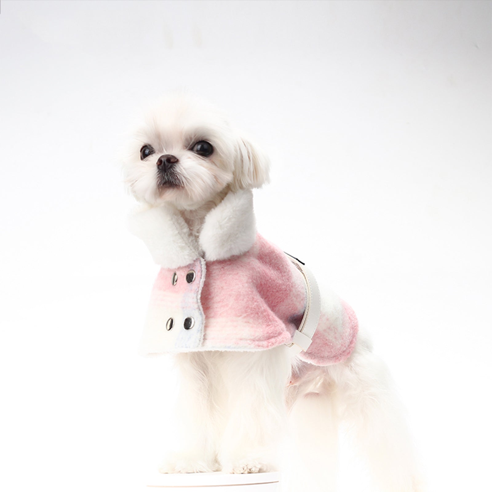 Cat And Dog Autumn/Winter Pink Coat